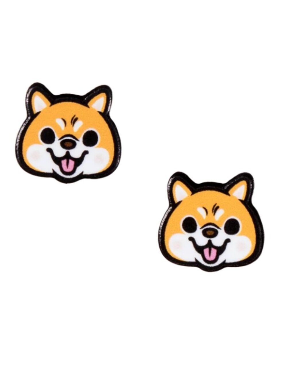 B-SIDE LABEL Hand-Made Shiba Dog Earrings
